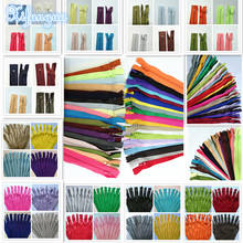Zíperes de bobina de nylon fechados, 40 peças 3 # artesanato de costura de alfaiate (12-24 cabeças) 40 cores 2024 - compre barato