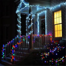 Guirnalda de luces LED de 10-50M, iluminación para exteriores, Navidad, vacaciones, decoración, jardín, fiesta 2024 - compra barato