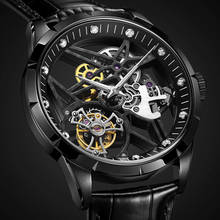 Real Tourbillon Skeleton Movement Watches Mens 2020 Luxury Brand Mechanical Sapphire Wrist Watches For Men relogio masculino 2024 - buy cheap