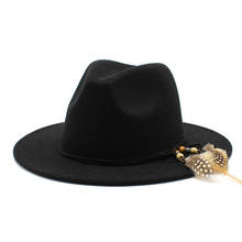 Chapéu fedora com corrente 2021 explosão panamá estilo britânico cinto de metal chapéu retro chapéu de jazz chapéu de feltro 2024 - compre barato
