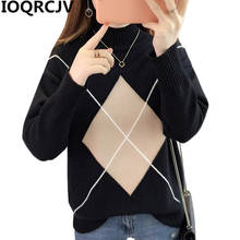 2019 New Fashion Turtleneck Sweater Women Spring Autumn Long Sleeve Casual Pullover Knitted Sweater Soft Jumper Female Top R1008 2024 - buy cheap