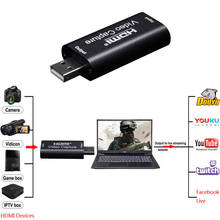 Mini Video Capture Card USB 2.0 HDMI Video Capture Grabber Phone Game HD Camera Capture Recording Box PC Live Streaming USB HDMI 2024 - buy cheap