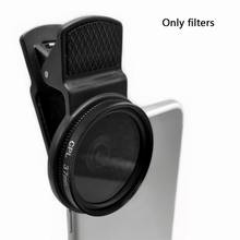 37MM Professional Phone Camera Circular Polarizer CPL Lens with Clip Black Universal Wide Angle Camera Professional Phone 2024 - buy cheap