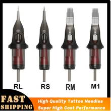 20pcs Tattoo Needles Revolution Cartridge Mix Shading Shader 0.35mm High Qualiy Disposable Tattoo Cartridges RS RL M1 RM 2024 - buy cheap