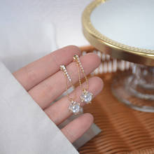 Ins Hot Sale 14K Real Gold Bead Stud Earrings for Women 925 Silver Needle Zircon Earrings 2024 - buy cheap
