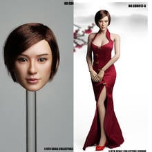 SDH013 1/6 Scale Female Sun Li Head Sculpt Carved Model for 12 inches Suntan Body Action Figure Accessory 2024 - buy cheap