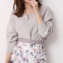 Chic Pearl Button Loose Causal Candy Color Pull Femme O Neck Pullover Long Sleeve Knit Sweater Women Spring 2021 New Tops 2024 - buy cheap