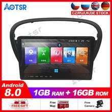 Radio con GPS para coche, Unidad Principal estéreo con Android 8, DSP, Carplay, 4G, navigati, Bluetooth, pantalla táctil, para Peugeot 607 2024 - compra barato