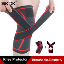 SKDK Knee Protector 1pc Dual-use Pressurized Knee Pads Braces Strap Removable Knee Support Crossfit Fitness Running Gym Sports 2024 - buy cheap