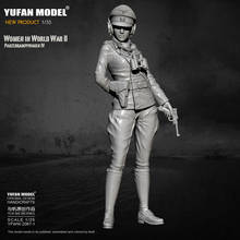 Yufan-modelo de resina 1/35, tanque, soldado, belleza, autoensamblado, YFWW-2067-1 2024 - compra barato