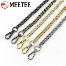 Meetee 60/100/110/120cm Handbag Metal Bag Chains with Buckles DIY Bag Replacement Shoulder Straps Hardware Parts Accessories 2024 - buy cheap