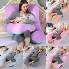 Travesseiro de maternidade em formato de u, almofada feminina grávida confortável e macia para dormir 2024 - compre barato