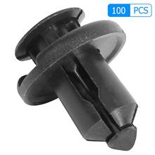 100pcs 10mm Auto Fasteners Rivets Clips for Honda Acura Car Bumper Door Panel Fender Liner Clips Retainer Universal Accessories 2024 - buy cheap
