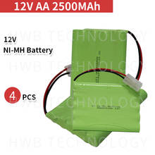 Bateria recarregável ni-mh 12v 1800mah, 4 cabeças, kx, original, bateria aa, pacote com plugue, frete grátis 2024 - compre barato