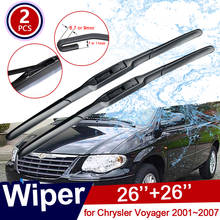 for Chrysler Voyager 2001~2007 2002 2003 2004 2005 2006 Front Windshield Windscreen Wipers Car Wiper Blade Car Accessories 2024 - buy cheap
