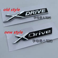 20X New XDrive Old XDRIVE Fender Trunk Emblem Badge For BMW  X1 X3 X4 X5 X6 X7 Car Styling Discharging Capacity Sticker 2024 - buy cheap
