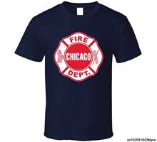 Chicago Fire Department T Shirt Fire Fighter City 2024 - buy cheap