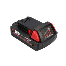 M18 18V 2000mAh Battery For Milwaukee M18 48-11-1815 48-11-1850 2646-20CT Replacement Power Tools Rechargeable Li-ion Battery 2024 - buy cheap