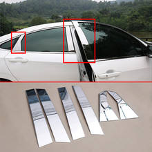 Steel Parts Window Center Middle Pillar Cover Trim Fit For Honda Civic Sedan 10th 2016 2017 2018 2019 Decoration Accessories 2024 - buy cheap