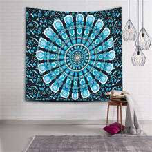 Indian Mandala Compass Print Yoga Beach throw Polyester fabric Wall hanging Tapestry  Hippie boho decor Sleeping pad 2024 - buy cheap
