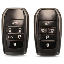 Jingyuqin 10pcs Remote Car Key Fob Shell For Toyota 30 Series Previa Alphard Vellfire Noah 5/6 Buttons 2024 - buy cheap
