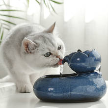 Керамический фонтан для кошек и кошек, Электрический диспенсер для питьевой воды, товары для кошек 2024 - купить недорого