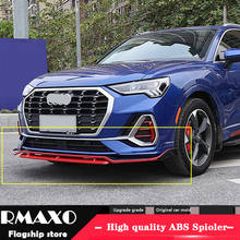 Для Audi Q3 Body kit спойлер 2020-2021 для Audi Q3 ABS задний спойлер передний бампер диффузор защитные бамперы 2024 - купить недорого