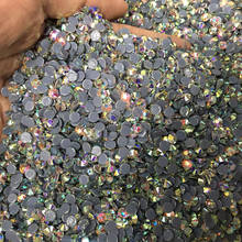 Top Quality Luxe Clear Hotfix Rhinestones Super Shine Glass Strass Iron On Crystal Hot fix Rhinestone For Fabric Garment 2024 - купить недорого