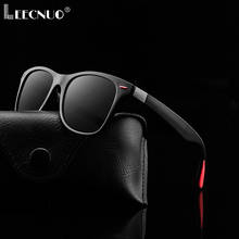 Мужские и женские солнцезащитные очки Leecnuo, классические поляризационные очки в квадратной оправе, UV400 2024 - купить недорого