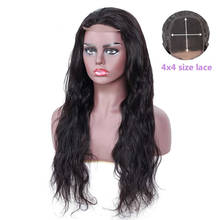 HD Прозрачный передний парик из человеческих волос, полный кружевной парик, предварительно отобранный бразильский Волнистый 360 кружевной передний парик с волосами ребенка Remy 2024 - купить недорого