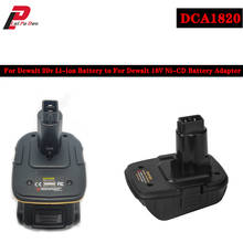 20V adaptador de batería DCA1820 para Dewalt 18V Herramientas convertir para Dewalt 20V de la batería de litio de DC9096 DE9098 DE9096 2024 - compra barato
