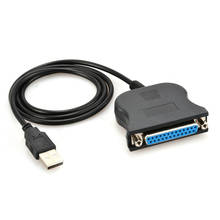 Interfaz USB a puerto paralelo de 25 pines, Cable de impresora IEEE 1284, adaptador USB a paralelo Mayitr 2024 - compra barato