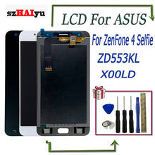 SzHAIyu ЖК-дисплей для Asus Zenfone 4 Selfie ZD553KL X00LD ЖК-дисплей кодирующий преобразователь сенсорного экрана в сборе Замена с рамкой инструменты 2024 - купить недорого