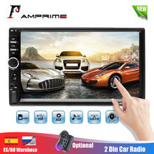AMPrime 2 Din 7" Car Multimedia Player Universal Bluetooth Touch Screen MP5 Player Autoradio TF USB FM Radio Car Media Player 2024 - buy cheap