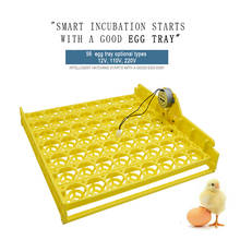 48/56 Chicken Eggs 132/154 Bird Eggs Incubator Hatcher Hatchery Egg Incubator Hatcher Automatic Egg Turning Tray 12V/110V/220V 2024 - buy cheap