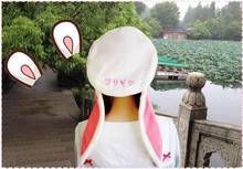 2022 Princess sweet lolita Japanese soft girl Rabbit ears Retro painter hat Interest hats 2024 - buy cheap