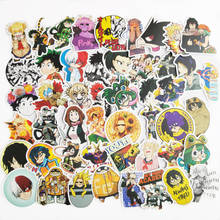 50Pcs My Hero Academia Suitcase Stickers Laptop Skateboard Hero Academia Anime Character Decals 2024 - buy cheap