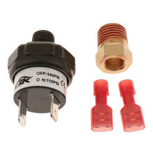 12V Compressor Air Tank Pressure Switch 150 PSI ON and 180 PSI OFF, Black 2024 - buy cheap