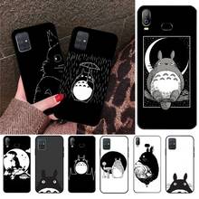 Estúdio ghibli-capa de celular totoro para samsung galaxy, a21s, a01, a11, a31, a81, a10, a20e, a30, a40, a50, a70, a80, a71, a51 2024 - compre barato