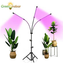 Lámpara LED con temporizador para cultivo en invernadero, tiras de luz para tienda de campaña, fitoamplificador para orquídeas, hierbas, cultivo de espectro completo, USB 2024 - compra barato