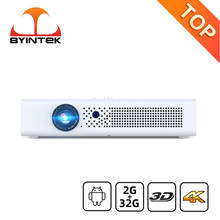 BYINTEK-miniproyector de cine en casa R19, 3D, inteligente, Wifi, Android, 300 pulgadas, Full HD, 1080P, 4K, LED, DLP, portátil 2024 - compra barato
