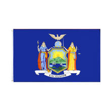 Bandeira para decoração, estampa estados unidos de nova york, 60x90, 90x150cm 2024 - compre barato