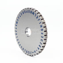 Dot stamping  machine letters wheel,BateRpak dotted marking wheel parts,Font height 3/4/5/6mm choose one,price for wheel only 2024 - buy cheap