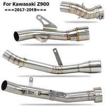 Purificador de escapamento z900 para kawasaki z900, cano médio de ligação com 51mm para motocross exalto 2024 - compre barato