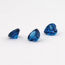Размер 3x3 ~ 10х10 новый в форме голубого сердца 5А камень кубический цирконий искусственные камни для ювелирных изделий 2024 - купить недорого