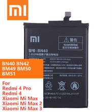 Original Battery BN40 BN42 BM49 BM50 BM51 For Xiaomi Redmi 4 Pro Prime 3G RAM 32G ROM Edition Redrice 4 Redmi4 Mi Max Max2 Max3 2024 - buy cheap