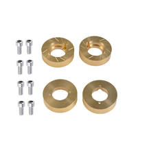 Pesos de volante de bronze, kit para peças de carro rc, para modelos 1/10, scx10 ii, 90046, 90047 2024 - compre barato