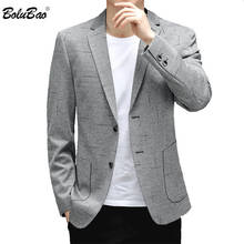 BOLUBAO-Chaqueta informal de negocios para hombres, Blazer de traje Simple ajustado a la moda, de marca, de alta calidad, cómoda 2024 - compra barato