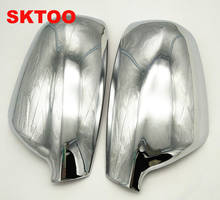 For 2004-2012 Peugeot 307 CC SW 407 Door Side Wing Mirror Chrome Cover Rear View Cap Accessories 2pcs per Set Car Stying 2024 - buy cheap