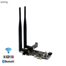 Tarjetas de red M.2 adaptador Wifi/tarjeta PCI-E 1X Wifi AC 5 Ghz 5 Ghz adaptador 2x 5dBi WiFi antena clave A NGFF M.2 Wi-Fi tarjeta Bluetooth 2024 - compra barato